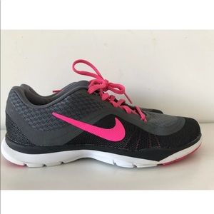 Nike Pink Black Running Athletic Shoes